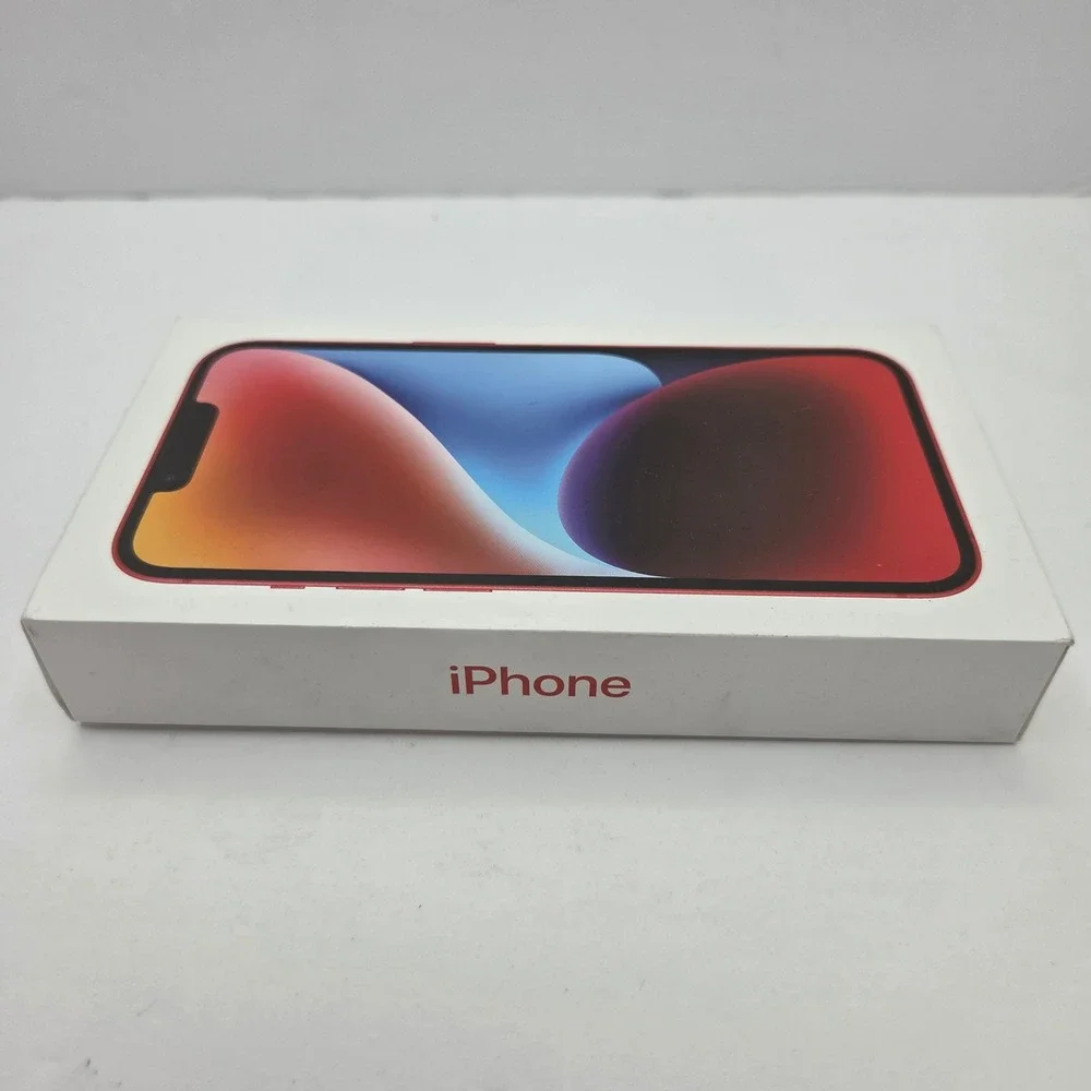 Apple iPhone 14 Box Only (PRODUCT)RED 128GB with USB-C Lightning Cable OEM